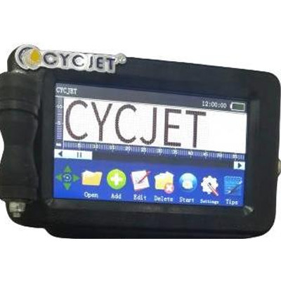 Date Code Hand Jet Handheld Inkjet Printer Coding Machine 25.4mm Print Height
