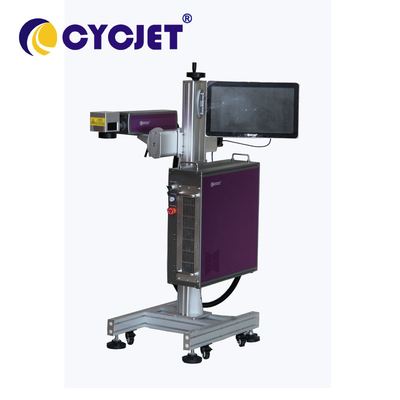 CYCJET Laser Color Marker Production Line 100W High Speed 7inch Touch Screen