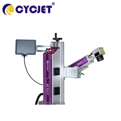 CYCJET Industrial Fiber Laser Coding Machine For Black PVC Pipe Printing