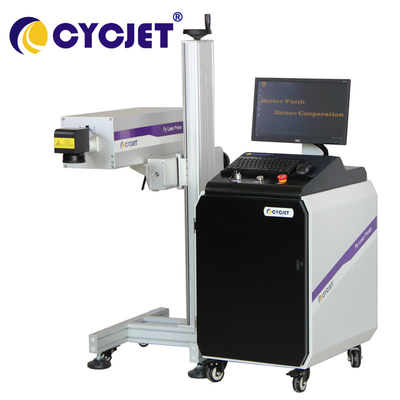 15W Touch Screen Smart Laser Marking Machine For Hdpe Cap Date Printing 335um