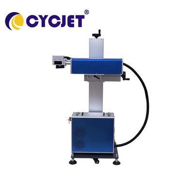 Large Screen CYCJET Green Laser Marking Machine 5W Flying Coding