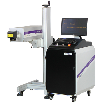 Fly UV Laser Marking Machine High Speed For Colorful PPR Pipe 335um