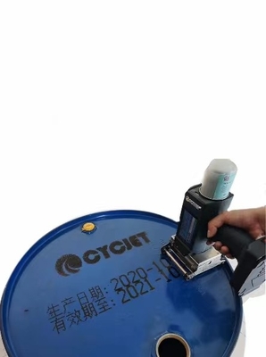 Multiple languages Handheld Inkjet Printer 60mm Large Character For Oil Drum Inkjet Printing