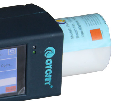 Multiple languages Handheld Inkjet Printer 60mm Large Character For Oil Drum Inkjet Printing