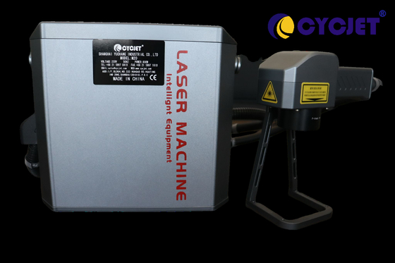 Portable Handheld Laser Marking Machine For QR Code Engraving On Truck Tires
