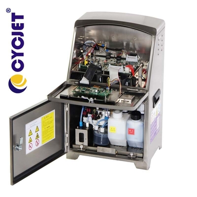 15mm Industrial Inkjet Printer Automatic Continous CIJ Mfg Exp Date Printer Coding On Plastic Bags