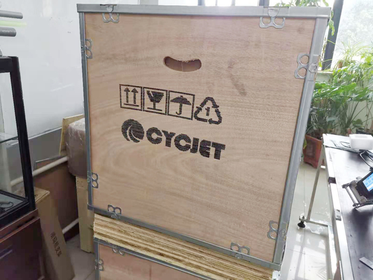 Wooden Box Portable Large Character Inkjet Printer Max 50mm Text Number Printing