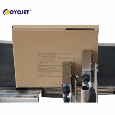 Automatic Double Heads Online Inkjet Printer ALT202 Large Character For Carton Box