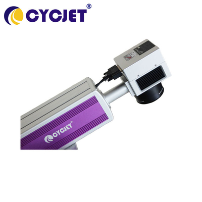 CYCJET Industrial Fiber Laser Coding Machine For Black PVC Pipe Printing