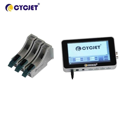3 Heads Batch Coding Inkjet Printer 37mm Height CYCJET High Resolution Inkjet Printer